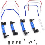 Front & Rear Anti Roll Stabilizer Sway Bar Kit for Traxxas 1/10 Slash 4X4