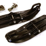 Front Sled Ski Attachment Set for Losi 1/10 Lasernut U4 4WD RTR (for RWD)