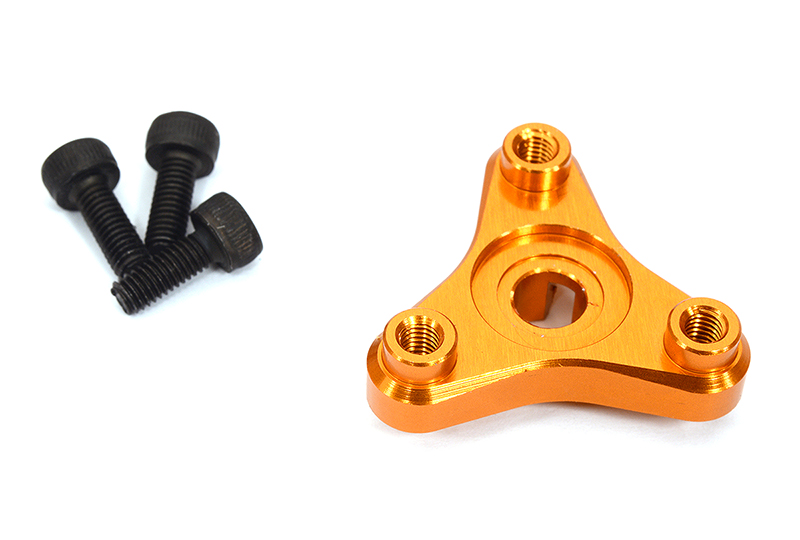 C31604ORANGE Billet Machined Slipper Clutch Eliminator for 1/10 E-Revo, E-Maxx & Summit - Image 1