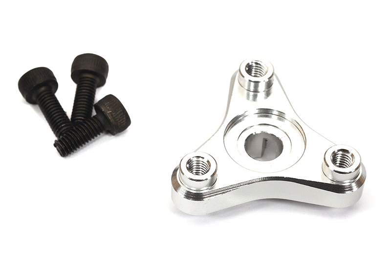C31604SILVER Billet Machined Slipper Clutch Eliminator for 1/10 E-Revo, E-Maxx & Summit - Image 1