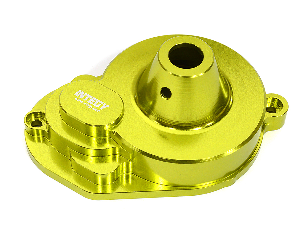 C31607GREEN Green Alloy Machined Gear Cover for Losi 1/10 22S Drag, SCT & ST - Image 1