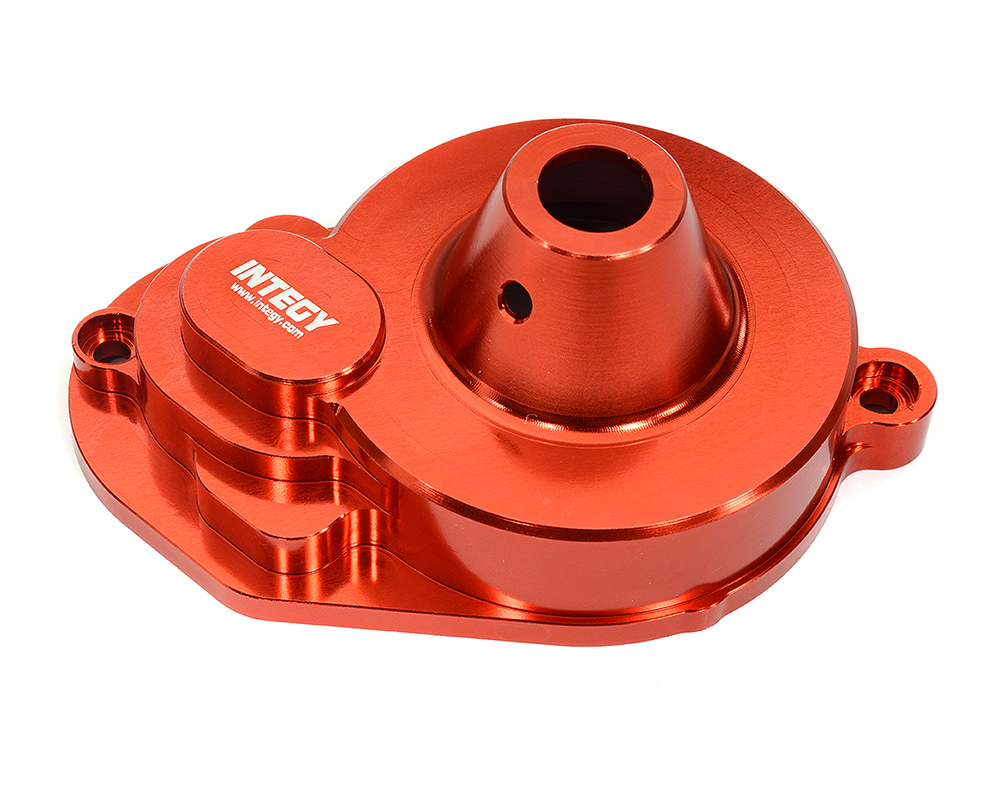 C31607RED Red Alloy Machined Gear Cover for Losi 1/10 22S Drag, SCT & ST - Image 1