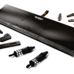 Black Alloy Machined Snowplow Kit for Arrma 1/10 Vorteks 4X4 3S BLX - 400mm