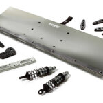 Grey Alloy Machined Snowplow Kit for Arrma 1/10 Vorteks 4X4 3S BLX - 400mm