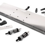 Silver Alloy Machined Snowplow Kit for Arrma 1/10 Vorteks 4X4 3S BLX (400mm)