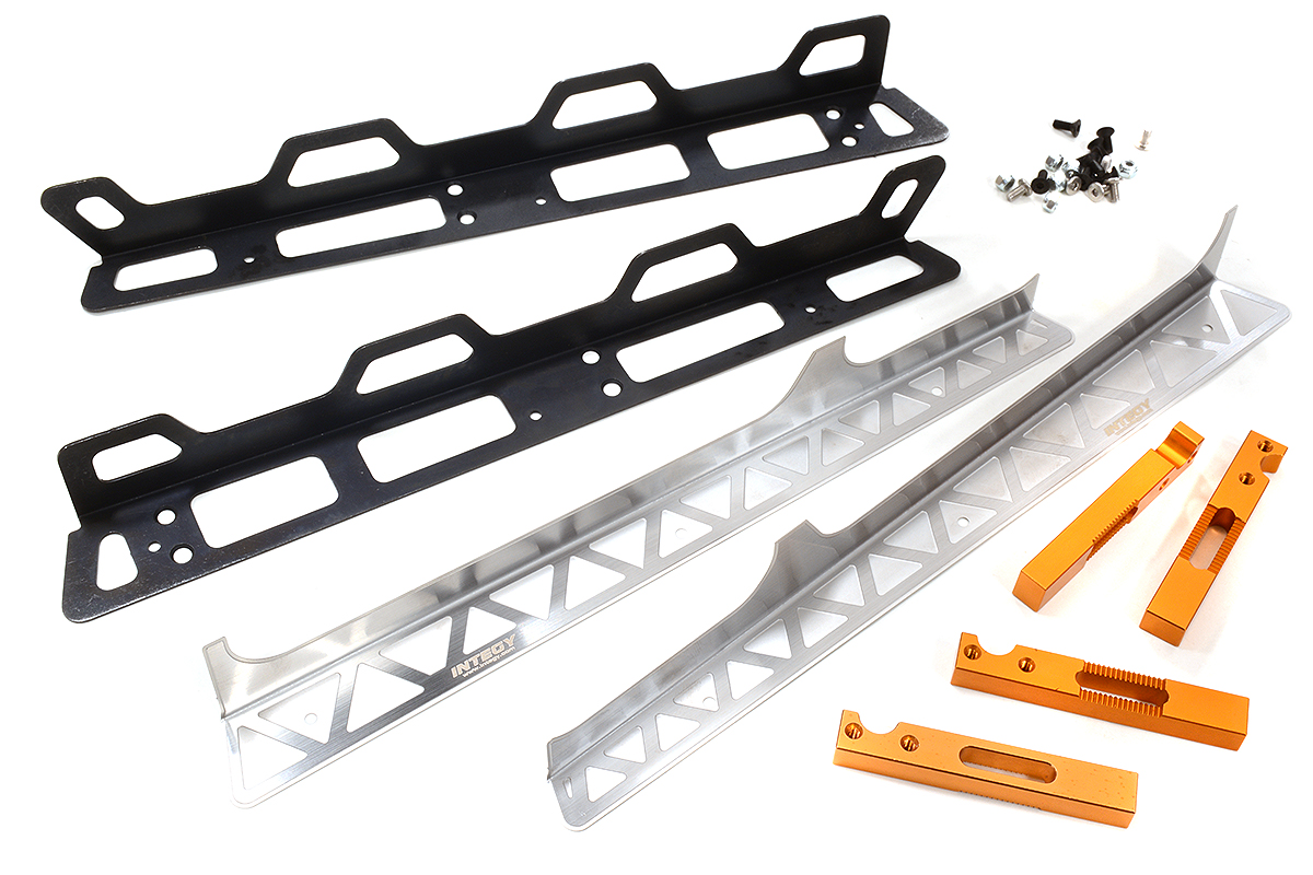 C31617ORANGE Billet Machined Rock Rails for Axial SCX6 Crawler - Orange 250003 - Image 1