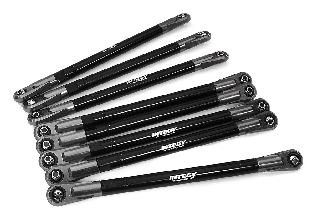 C31620GREY Machined Heavy-Duty F&R Suspension Linkages for Losi 1/8 LMT 1.0 Monster Truck - Image 1