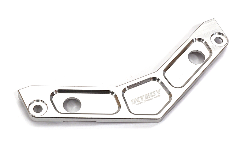 C31622SILVER Machined Rear Shock Tower Brace for Arrma 1/10 Vorteks 4X4 3S BLX ARA320634 - Image 1