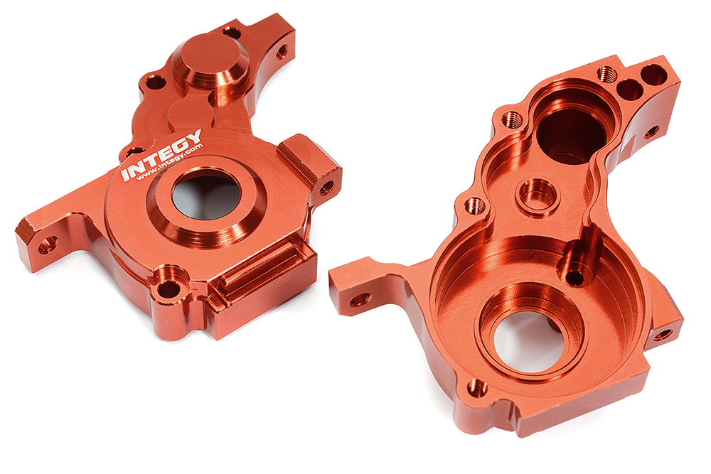 C31624RED Billet Machined Center Gearbox Housings for Losi 1/10 2WD RTR 22S Drag, SCT & ST - Image 1