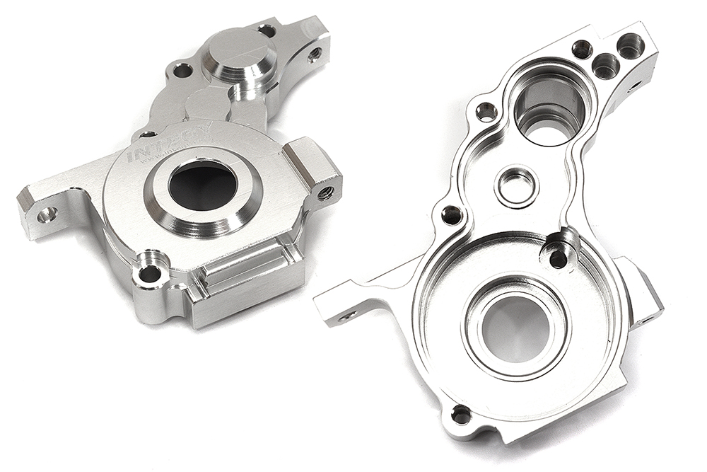 C31624SILVER Billet Machined Center Gearbox Housings for Losi 1/10 2WD RTR 22S Drag, SCT & ST - Image 1