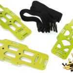 Billet Machined Green Battery Plates for Axial SCX6 Crawler 251007