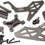 Billet Machined Spare Tire Rack Set for Losi 1/10 Lasernut U4 4WD Brushless RTR