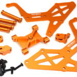 Billet Machined Spare Tire Rack Set for Losi 1/10 Lasernut U4 4WD Brushless RTR