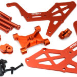 Billet Machined Spare Tire Rack Set for Losi 1/10 Lasernut U4 4WD Brushless RTR