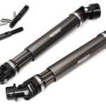 Grey Universal Drive Shafts for 1/10 Scale Traxxas Maxx V2 WideMaxx Upgrade 8996