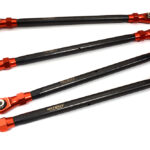 Red Front & Rear Lower Suspension Links for Axial SCX6 RC Crawler 254004