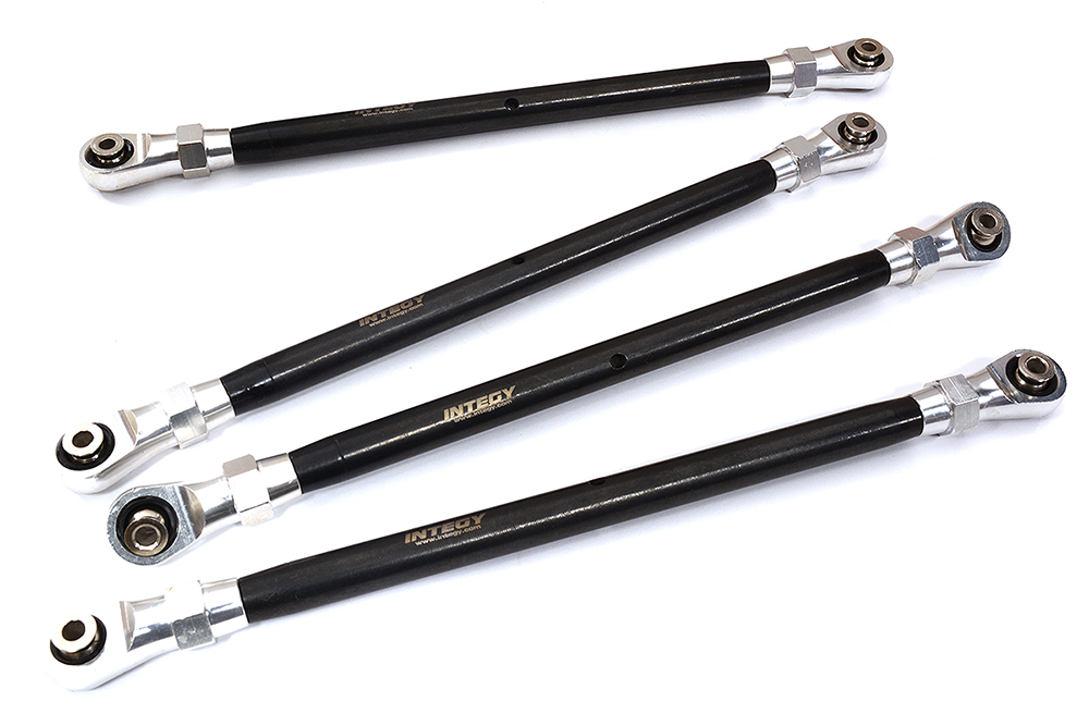 C31639SILVER Silver Front and Rear Lower Suspension Links for Axial SCX6 RC Crawler 254004 - Image 1