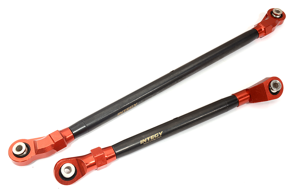 C31640RED Red Alloy Steering & Panhard Linkages for Axial SCX6 Crawler 254000 254001 - Image 1