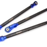 Blue Front and Rear Upper Suspension Links for Axial SCX6 RC Crawler 254002