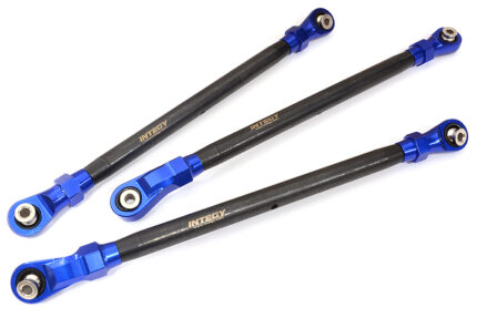 Blue Front and Rear Upper Suspension Links for Axial SCX6 RC Crawler 254002