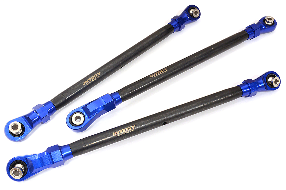 C31642BLUE Blue Front and Rear Upper Suspension Links for Axial SCX6 RC Crawler 254002 - Image 1