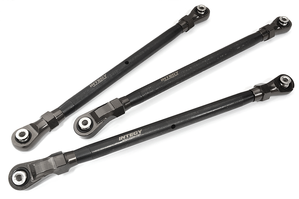 C31642GREY Grey Front & Rear Upper Suspension Linkages for Axial SCX6 Crawler 254002 - Image 1