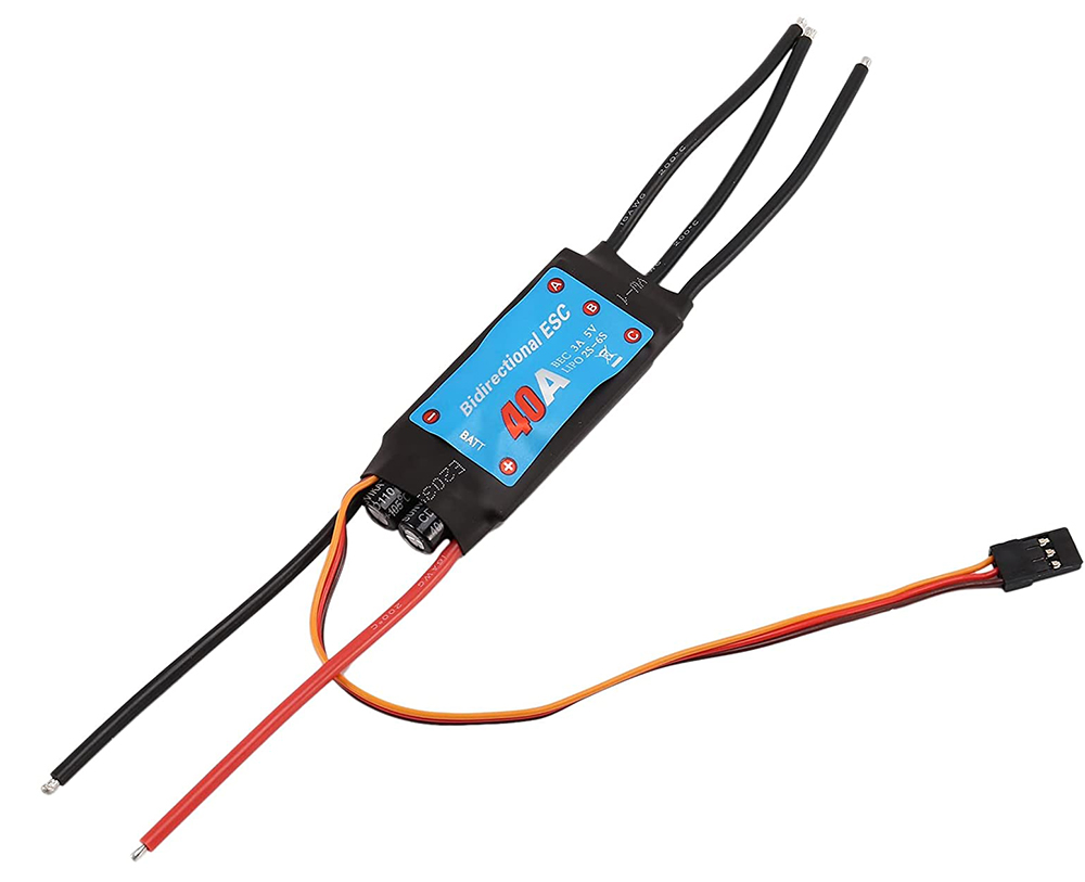 C31652 40A Brushless Type 2S-6S ESC Forward/Reverse for R/C Car Application - Image 1