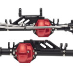 Alloy Machined Complete Front & Rear Axles for Axial 1/10 RR10 Bomber 4WD