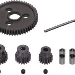 Steel 32 Pitch 54T Spur+15+17+19T Pinion Set w/5mm for Most Traxxas 1/10 4X4