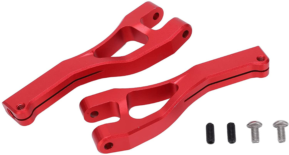 C31675RED Machined Front Upper Arms for Arrma 1/7 Mojave 6S 4WD BLX Desert Truck ARA330605 - Image 1