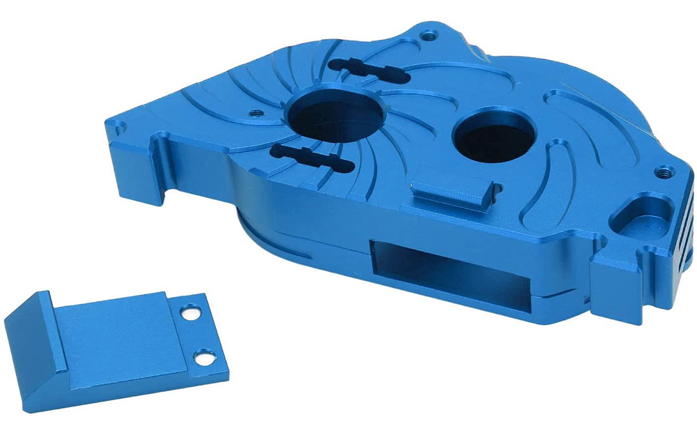 C31678BLUE Alloy Motor Mount Set for Arrma 550 Mega Granite/Senton/Typhon (ARA311029) - Image 1