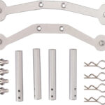 Alloy Machined Body Mounts for Arrma 1/10 Senton 3S BLX & Mega 550 (AR320407)