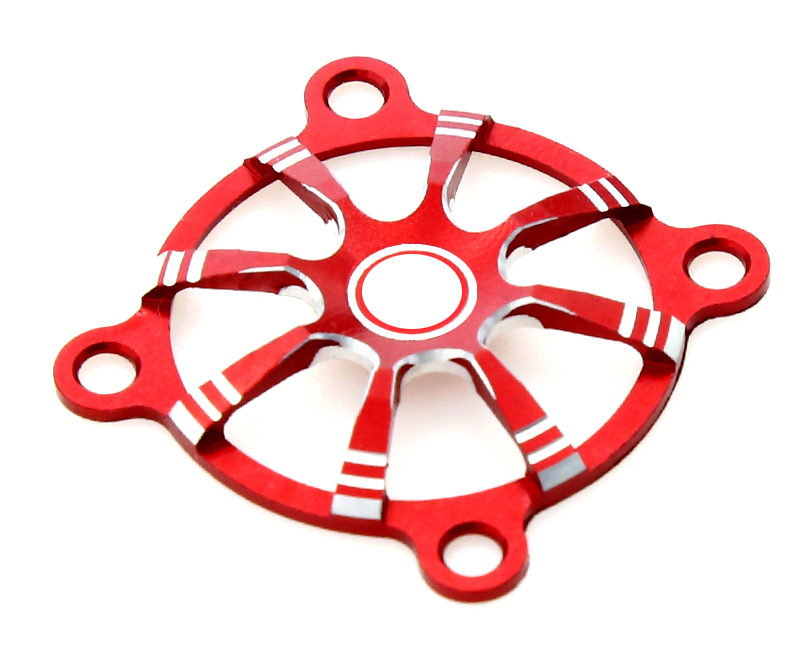 C31685RED Metal Cooling Fan Cover for 30x30mm Fan Size - Image 1