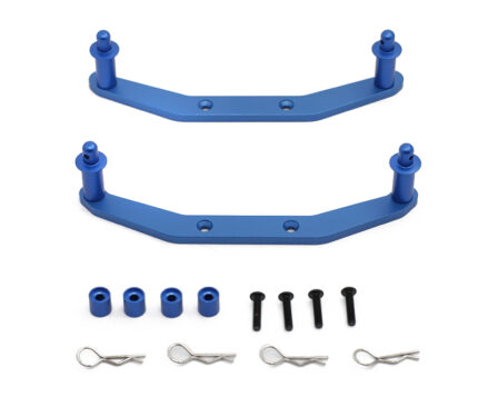 Alloy Machined Front & Rear Body Mounts for Traxxas 1/10 Slash 4X4 Truck 6815R