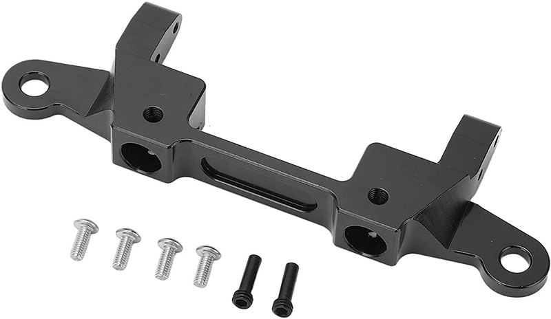 C31692BLACK Alloy Machined Rear Bumper Mount for Axial SCX6 251008 - Image 1