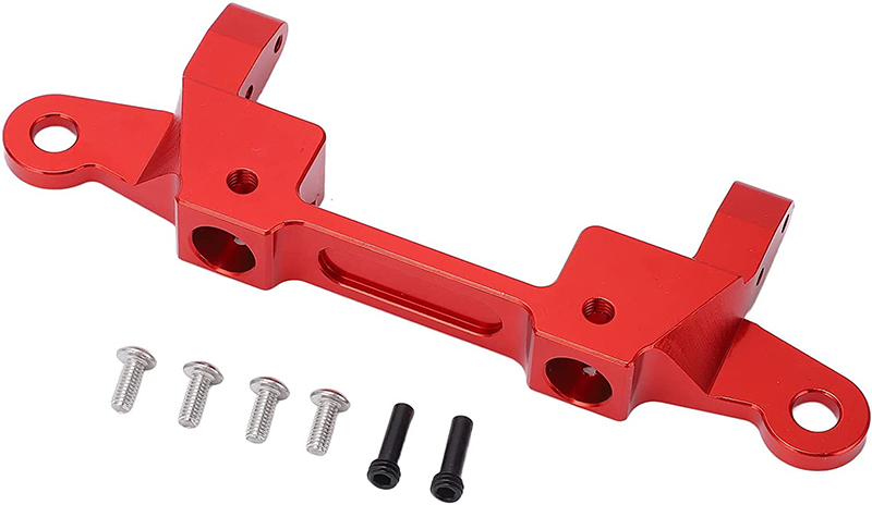 C31692RED Alloy Machined Rear Bumper Mount for Axial SCX6 251008 - Image 1