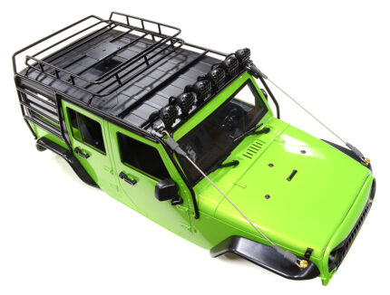 Realistic JW10-S+LED+Cage Hard Plastic Body Kit for 1/10 Scale Off-Road WB=313mm