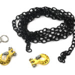 Realistic 1/10 Size Drag Chain & Tow Hooks for 1/10 Scale Off-Road Crawler
