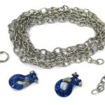 Realistic 1/10 Size Drag Chain & Tow Hooks for 1/10 Scale Off-Road Crawler