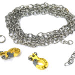 Realistic 1/10 Size Drag Chain & Tow Hooks for 1/10 Scale Off-Road Crawler