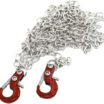 Realistic 1/10 Size Drag Chain & Tow Hooks for 1/10 Scale Off-Road Crawler