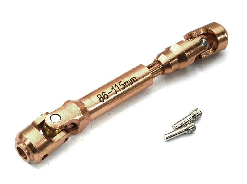 C31735 Steel Alloy 95-124mm Center Drive Shaft w/ 5mm I.D. for 1/10 Off-Road Crawler - Image 1