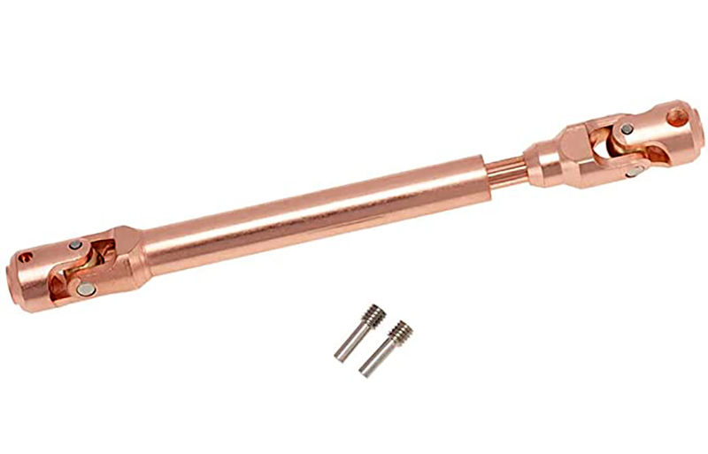 C31738 Steel Alloy 129-191mm Center Drive Shaft w/ 5mm I.D. for 1/10 Off-Road Crawler - Image 1