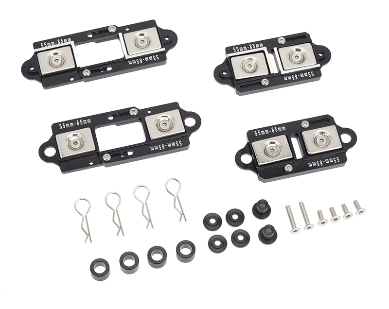 C31739 Magnetic Force Body Mounts for TRX-4 & Axial 1/10 SCX-10 Type Crawler - Image 1
