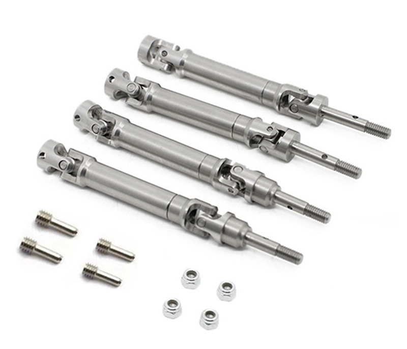 C31741 Stainless Steel Drive Shafts for 1/10 Slash, Stampede & Rustler 4X4 6851A 6852A - Image 1