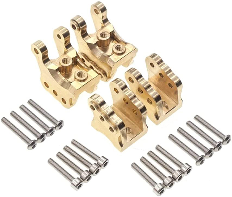 C31747 Brass F&R Linkage Mounts 127g Total for Axial 1/10 RBX10 Ryft 4WD Rock Bouncer - Image 1