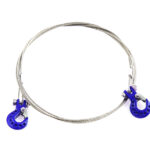 Realistic 1/10 Size Steel Tow Cable & Tow Hooks for 1/10 Scale Off-Road