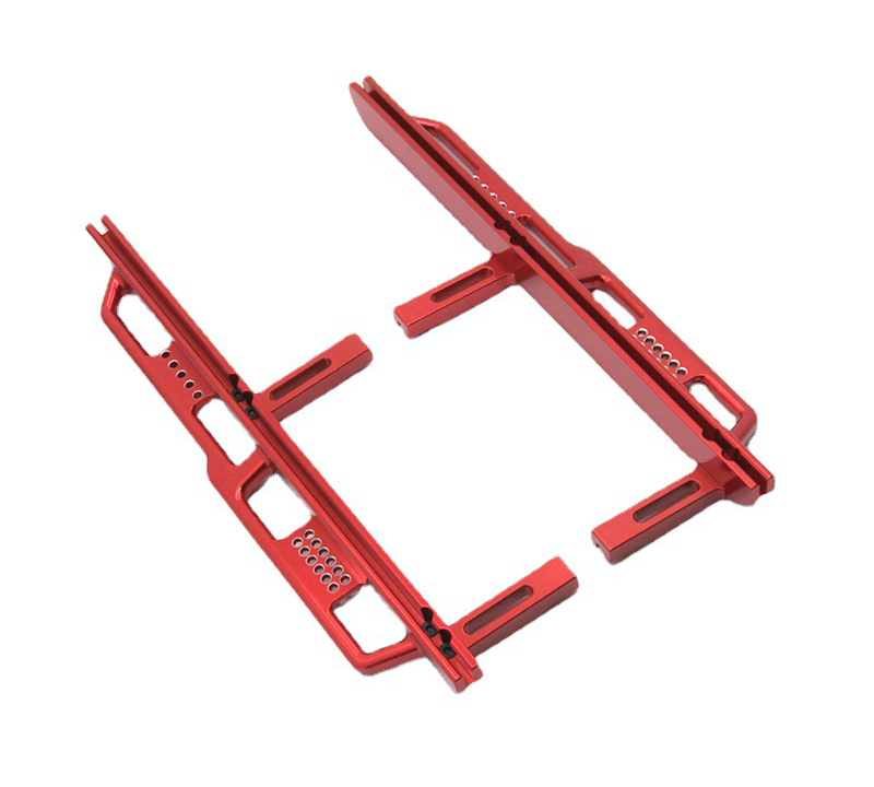 C31766RED Alloy Machined Side Step Running Board Set for Axial SCX6 250003 - Image 1