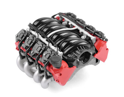 Motor Cooling Fans w/ Realistic V8 Engine Cover for 540 Size Motor (36mm O.D.)