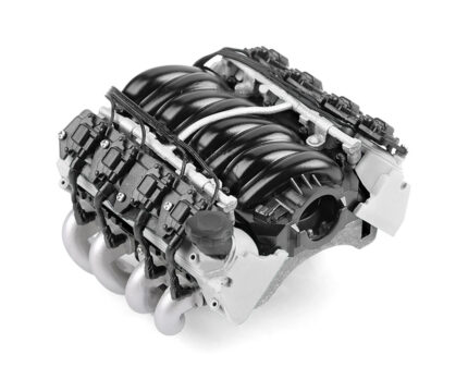 Motor Cooling Fans w/ Realistic V8 Engine Cover for 540 Size Motor (36mm O.D.)